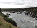  Hraunfossar, endlos Wasserflle ber 700m Lnge 